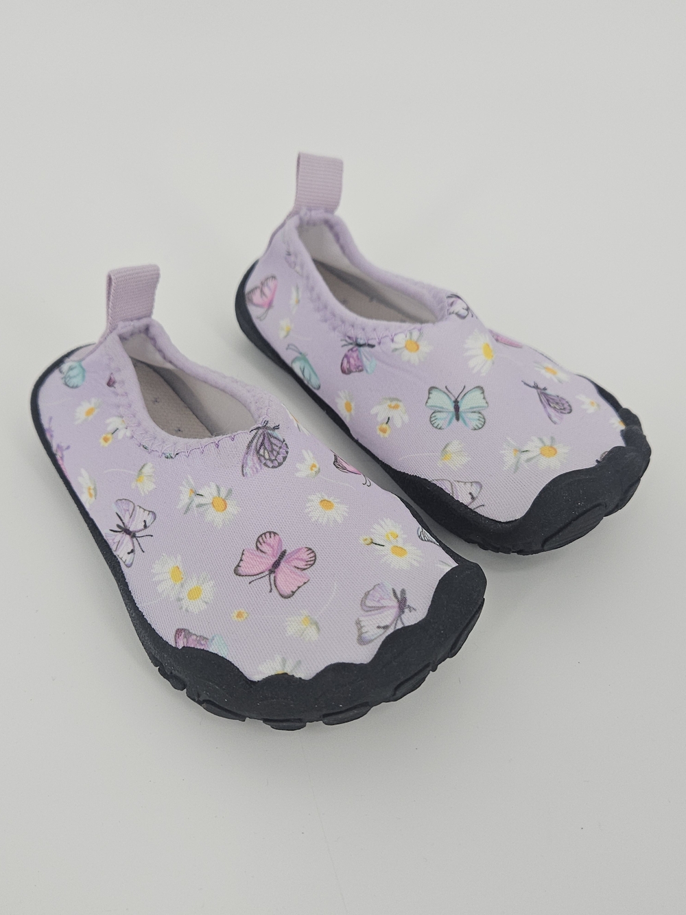 5/$25 Kids Lilac Butterfly & Daisy Water Shoes - Slip-On